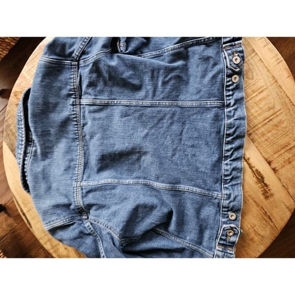 EDDIE BAUER WOMENS DARK BLUE JEAN DENIM JACKET SMALL 100% COTTON VTG - Picture 10 of 14